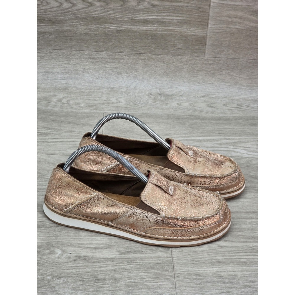 Ariat Shoes W's 8.5B Rose Gold Cruiser Slip On Loafers Casual‎ Metallic 10019893